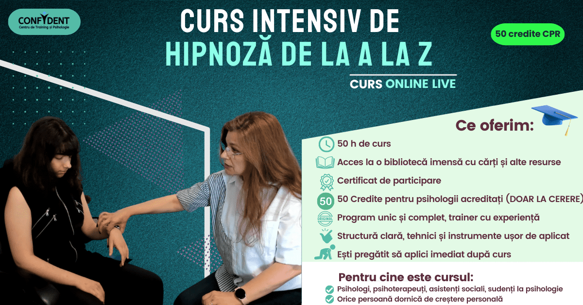 Curs 50 credite CPR – HIPNOZĂ DE LA A LA Z