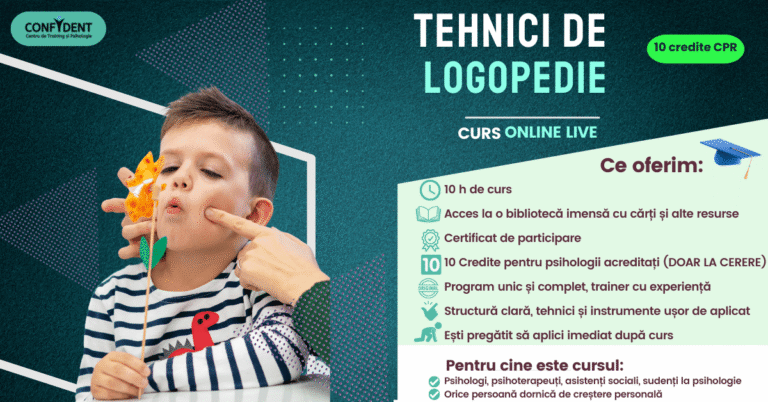 Curs 10 credite CPR – TEHNICI DE LOGOPEDIE