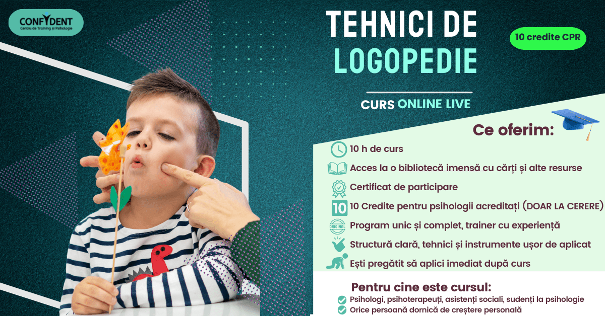 Curs 10 credite CPR – TEHNICI DE LOGOPEDIE