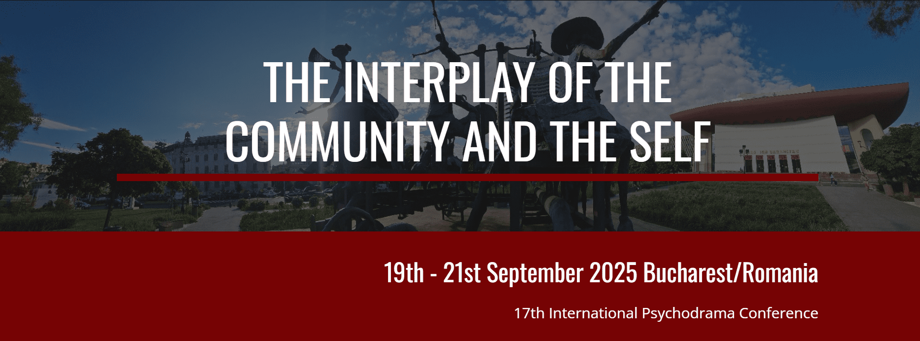 Conferința de Psihodramă – The interplay of the community and the self