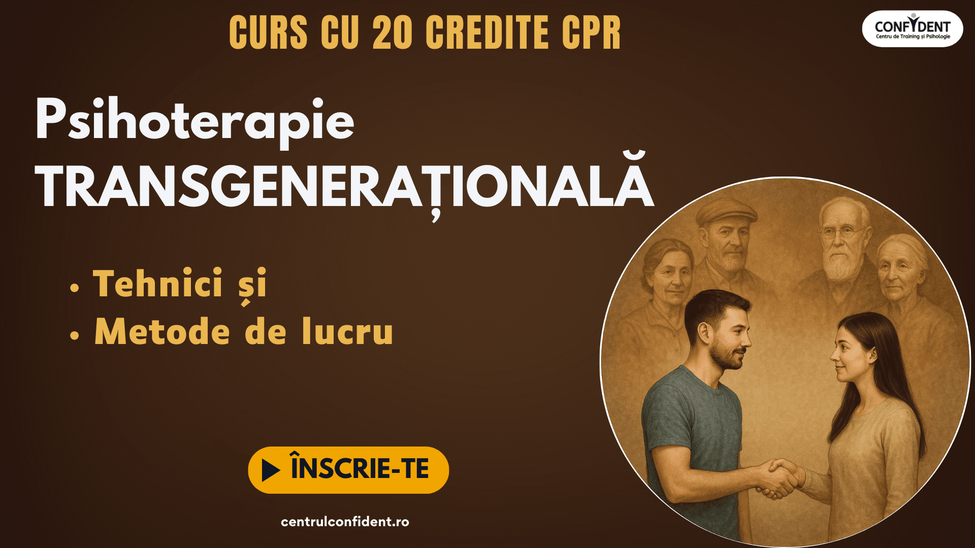 Curs 20 credite CPR – Psihoterapie transgenerațională