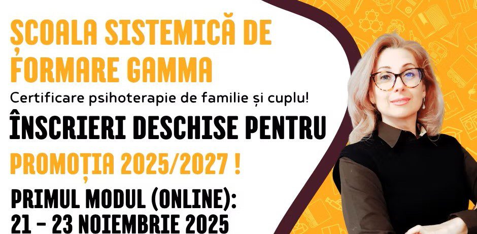 Formare în psihoterapie sistemică de familie și cuplu – acreditată CPR
