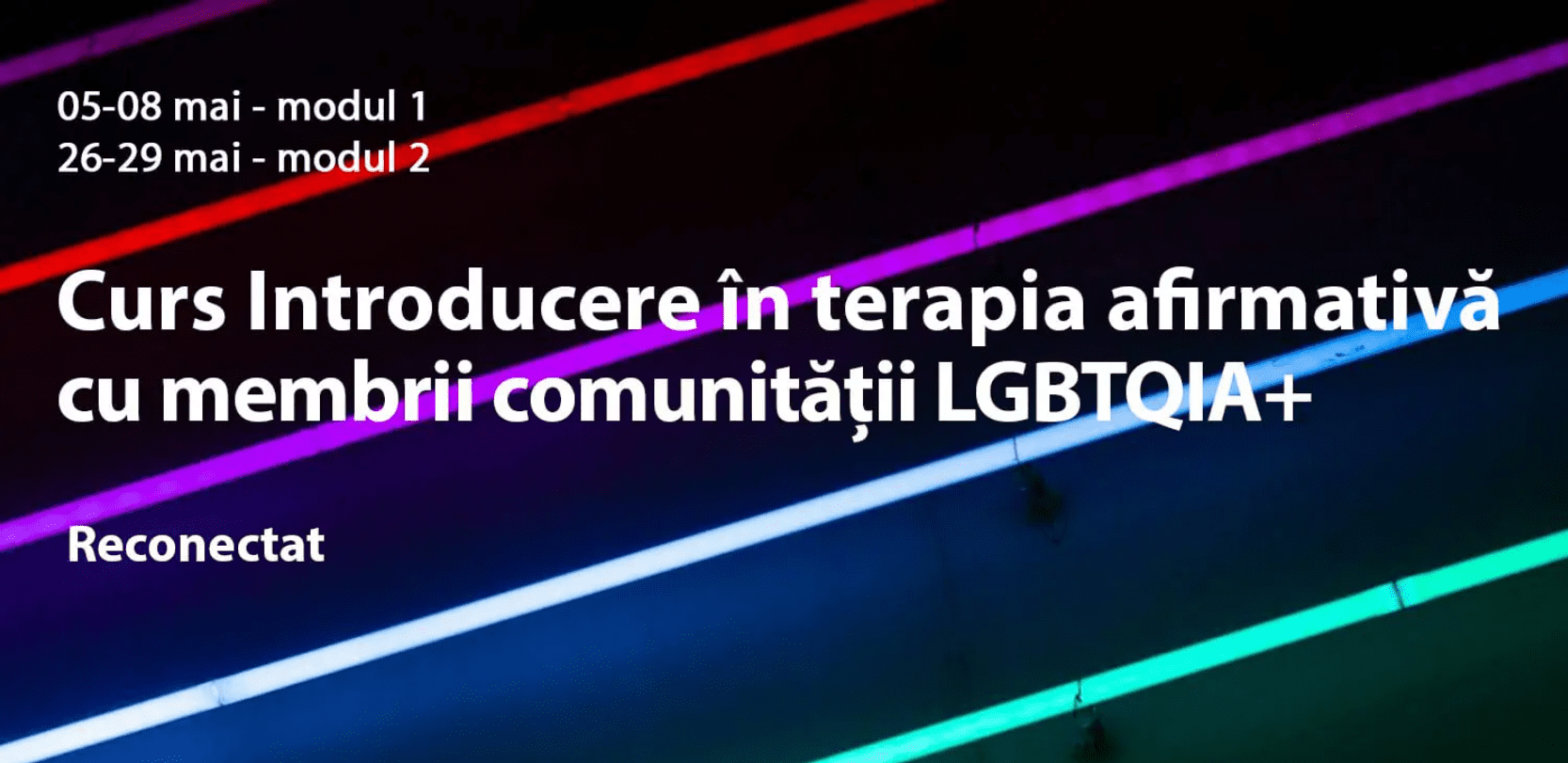 Curs Introducere în terapia afirmativă cu membrii comunității LGBTQIA+