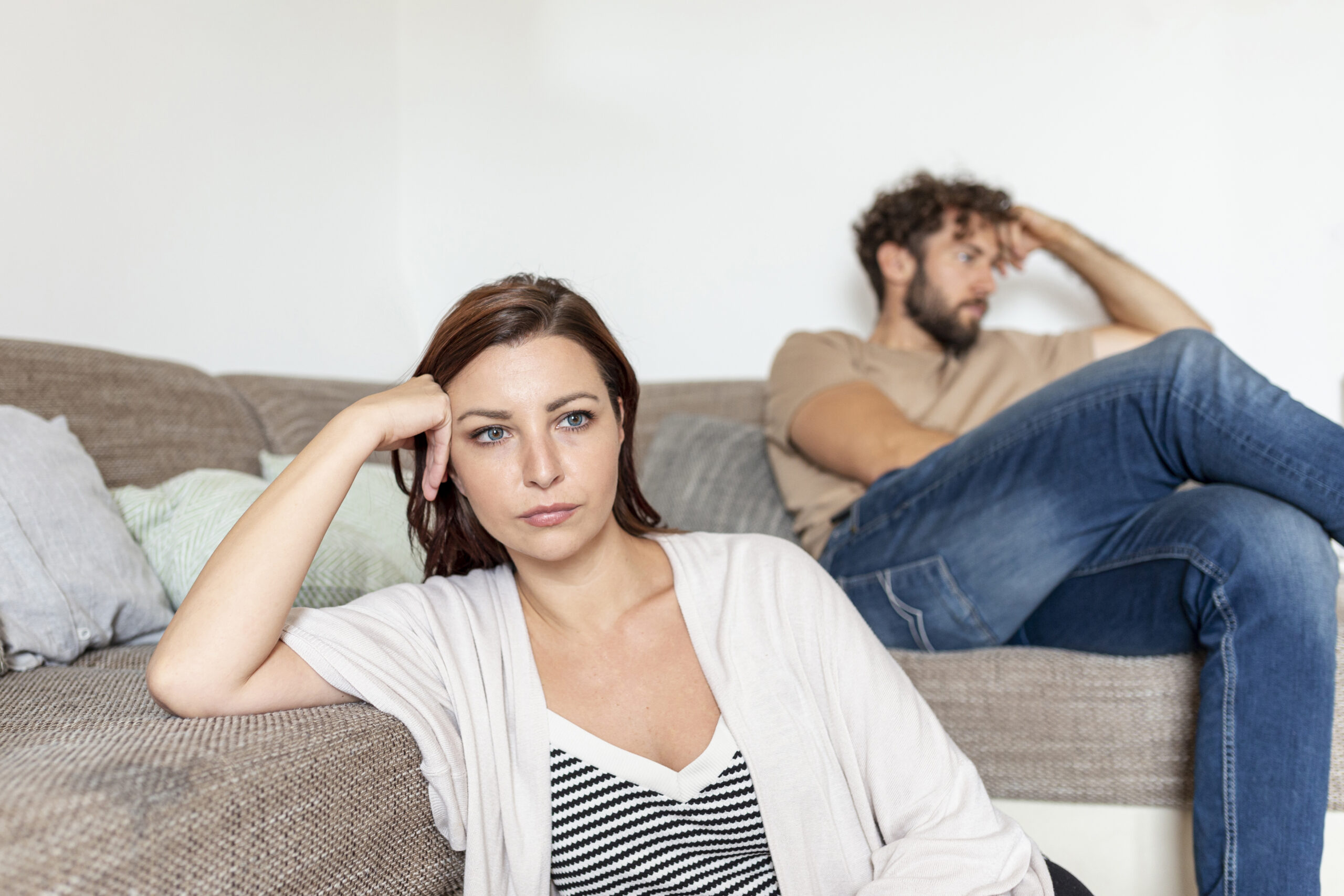 Medium Shot Couple Being Upset Scaled