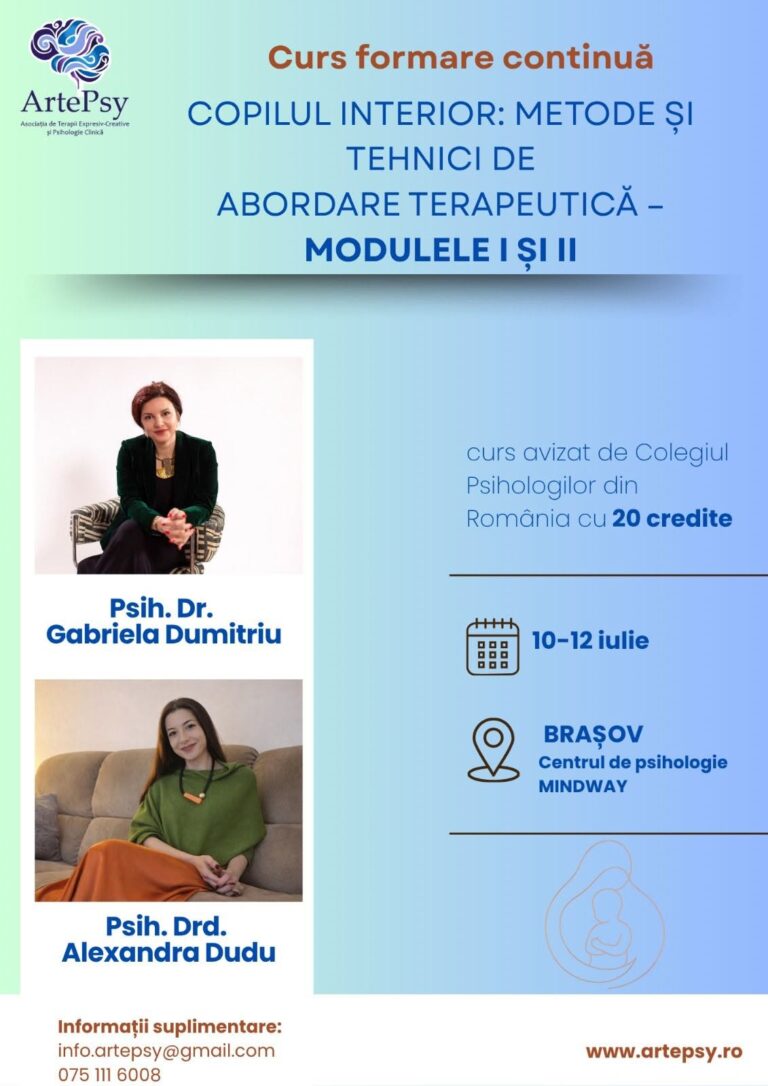 Copilul interior: metode și tehnici de abordare terapeutică