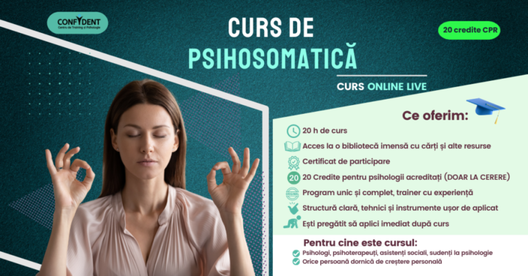Curs 20 credite CPR – Psihosomatică – online