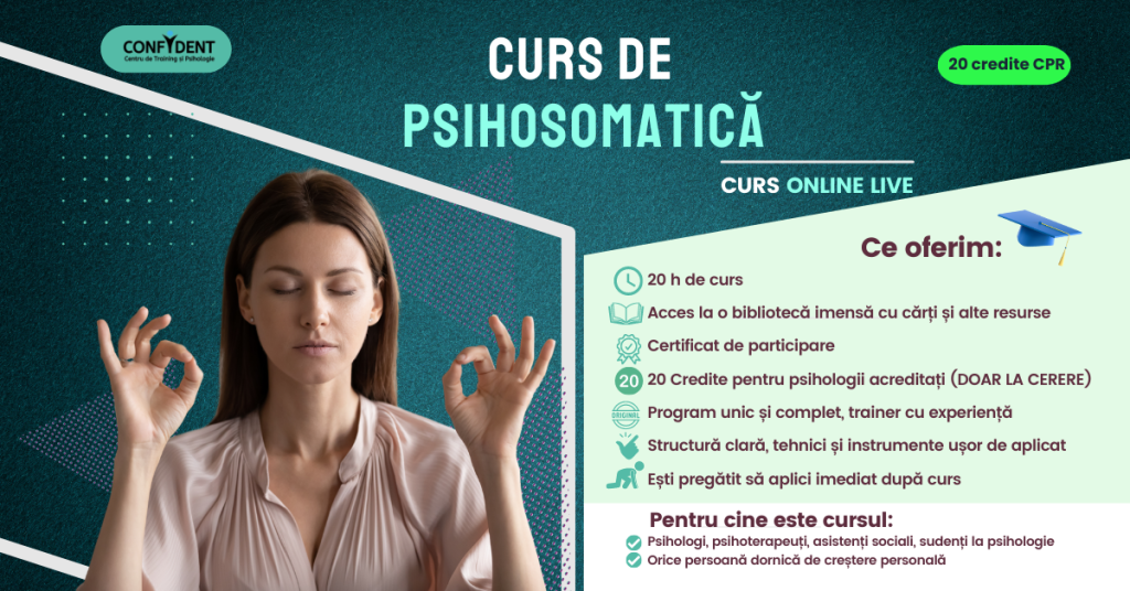 Curs 20 credite CPR – Psihosomatică – online