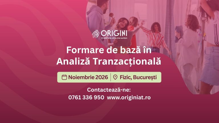 Formare în psihoterapia – Analiza Tranzacțională
