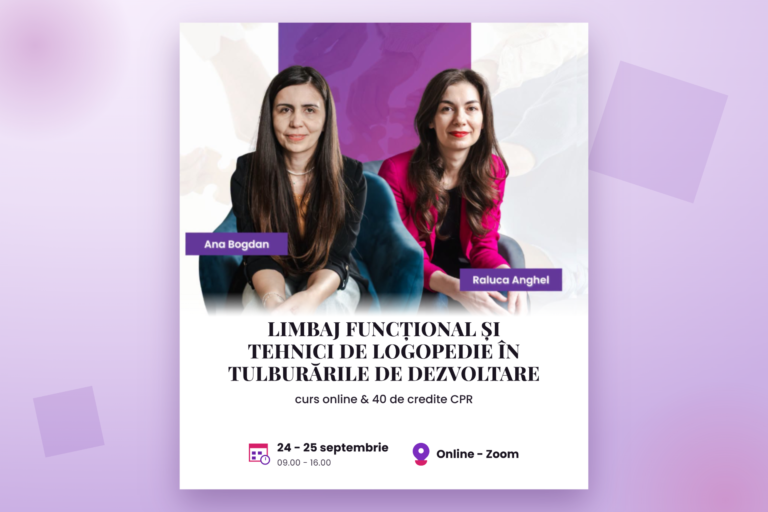 Limbaj funcțional și tehnici de logopedie în tulburările de dezvoltare